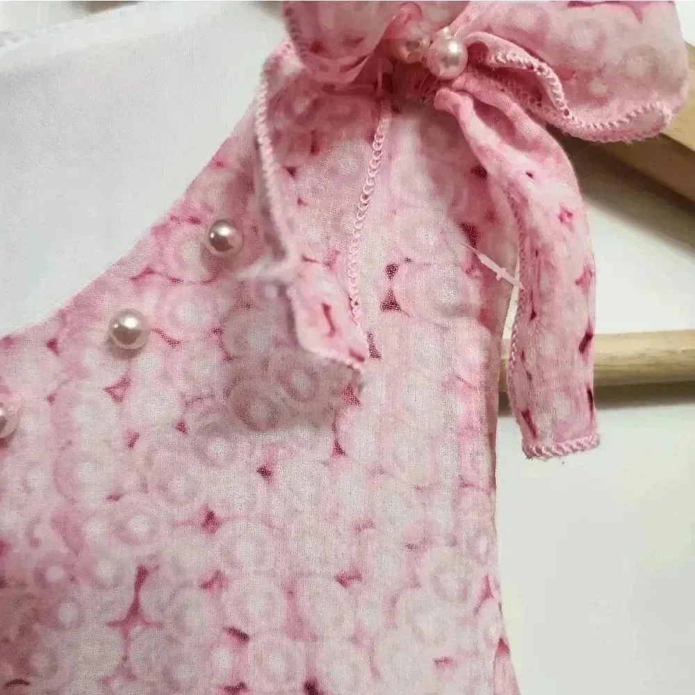 Kate Mack Girls' Precious Pearl Chiffon Dress - Picture 7 of 12